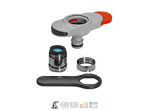 Adaptateur pour robinet à filetage pour jet aéré