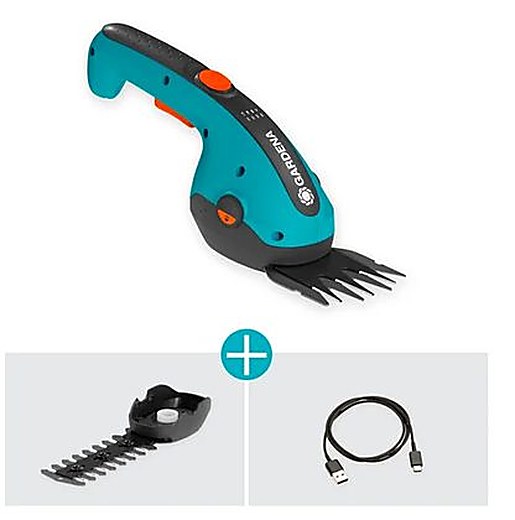 Kit cisaille à gazon ClassicCut Li + lame taille-buissons