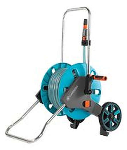 Dévidoir AquaRoll M équipé avec support de lance, 20 m, 13 mm
